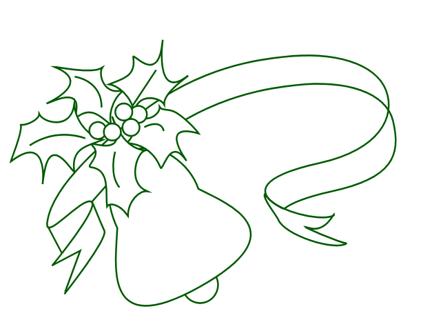 holly bell clipart
