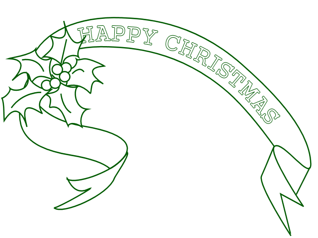 holly happy christmas