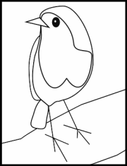 robin readbreast clip art