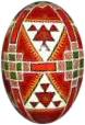 prague decorated easter egg