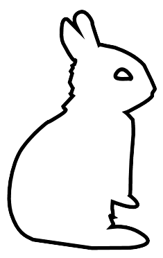 bunny silhouette 