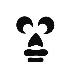 pumpkin template scream