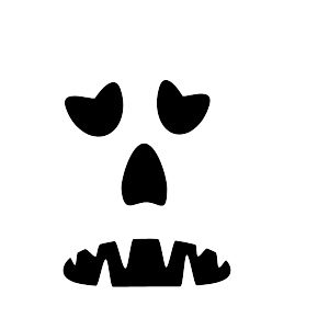 pumpkin template scream